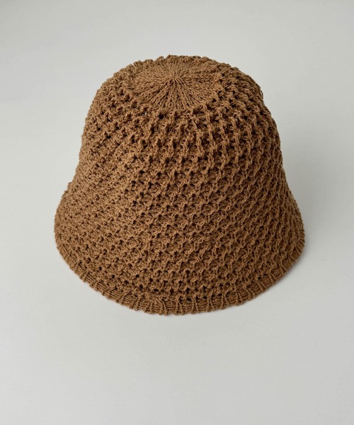 CANAL JEAN（キャナルジーン）の「El mar　メッシュバケットハット（ハット・レディース・クリーム/ブラック/ベージュ・ONE SIZE）」の12枚目の写真