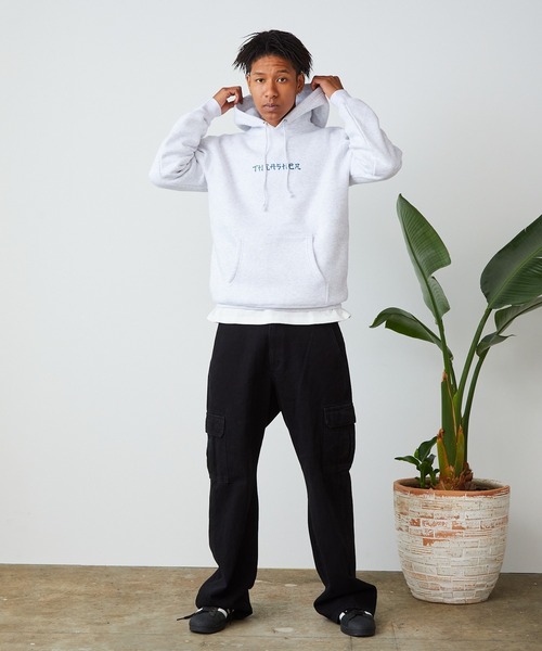 セール】THRASHER/スラッシャー SANSKRIT BOX2 HOODIE