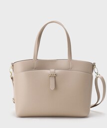 OPAQUE.CLIP | 【2WAY】フロントベルトミドルトートバッグ(トートバッグ)