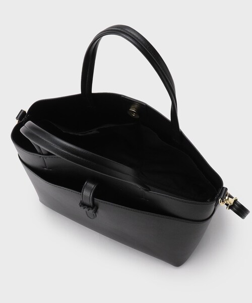 OPAQUE.CLIP(オペークドットクリップ)の「【2WAY】フロントベルトミドルトートバッグ(トートバッグ・レディース・ベージュ/アイボリー/ブラック・00)」の20枚目の写真