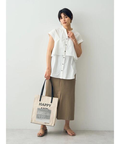 YECCA VECCA(イェッカヴェッカ)の「3D-Mixプリントトートバッグ(トートバッグ・レディース・アイボリー・FREE)」の4枚目の写真