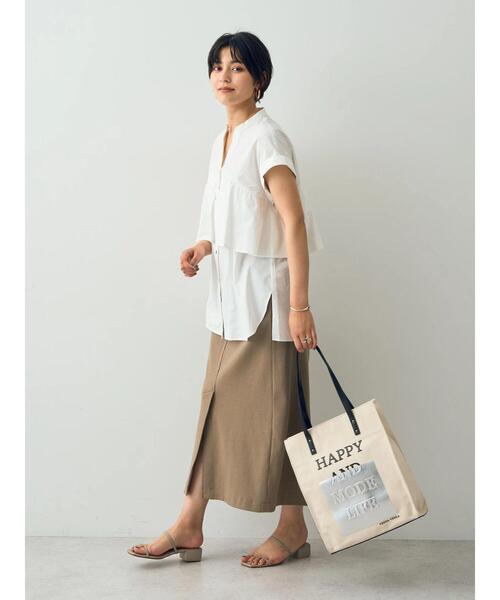 YECCA VECCA(イェッカヴェッカ)の「3D-Mixプリントトートバッグ(トートバッグ・レディース・アイボリー・FREE)」の5枚目の写真