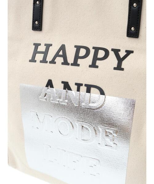 YECCA VECCA(イェッカヴェッカ)の「3D-Mixプリントトートバッグ(トートバッグ・レディース・アイボリー・FREE)」の11枚目の写真