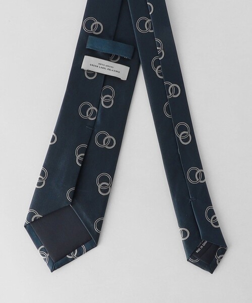 green label relaxing（グリーンレーベルリラクシング）の「GLR シルク③ 8.0cm コモン3 ネクタイ（ネクタイ・メンズ・ネイビー/モカ・FREE）」の5枚目の写真