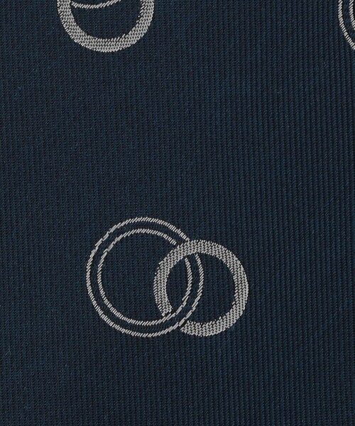 green label relaxing（グリーンレーベルリラクシング）の「GLR シルク③ 8.0cm コモン3 ネクタイ（ネクタイ・メンズ・ネイビー/モカ・FREE）」の6枚目の写真