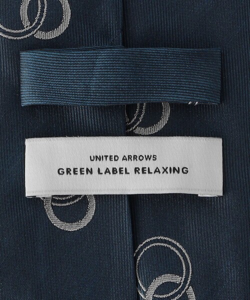 green label relaxing（グリーンレーベルリラクシング）の「GLR シルク③ 8.0cm コモン3 ネクタイ（ネクタイ・メンズ・ネイビー/モカ・FREE）」の7枚目の写真