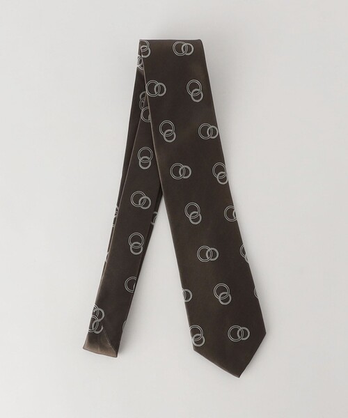 green label relaxing（グリーンレーベルリラクシング）の「GLR シルク③ 8.0cm コモン3 ネクタイ（ネクタイ・メンズ・ネイビー/モカ・FREE）」の8枚目の写真