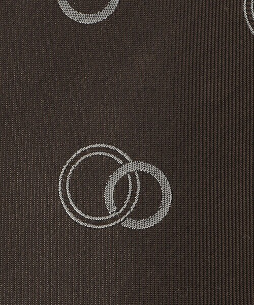 green label relaxing（グリーンレーベルリラクシング）の「GLR シルク③ 8.0cm コモン3 ネクタイ（ネクタイ・メンズ・ネイビー/モカ・FREE）」の10枚目の写真