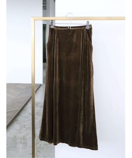 スカート Velour Long Skirt Velour Long Skirt｜大人気ベロアロングスカート – MARTE