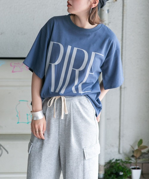 KBF（ケイビーエフ）の「BIGロゴTEE（Tシャツ/カットソー・レディース・イエロー系その他/ブルー系その他・ONE）」の11枚目の写真