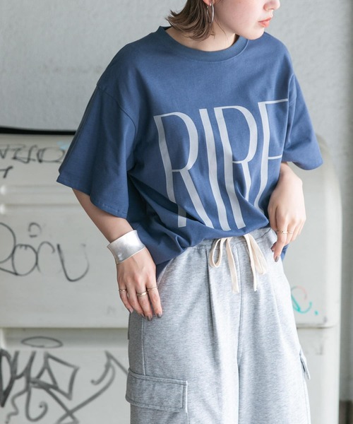 KBF（ケイビーエフ）の「BIGロゴTEE（Tシャツ/カットソー・レディース・イエロー系その他/ブルー系その他・ONE）」の12枚目の写真