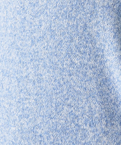 Adoon plain（アドーンプレーン）の「メランジスキッパーポロシャツ（ポロシャツ・メンズ・ライトブルー/チャコールグレー・MEDIUM/LARGE）」の9枚目の写真