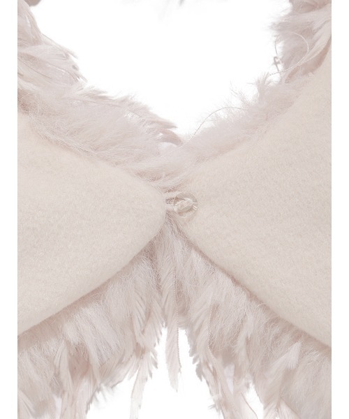【セール】エコフェザー付け襟（付け襟）｜FURFUR（ファーファー）