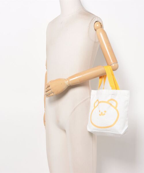 TONE SELECT GOODS（トーンセレクトグッズ）の「urbanfemine./くまミニキャンバスバッグ U7306（トートバッグ・レディース・レッド/ブラウン/イエロー/ブルー・FREE）」の18枚目の写真