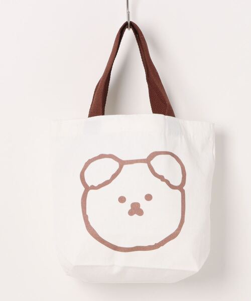 TONE SELECT GOODS（トーンセレクトグッズ）の「urbanfemine./くまミニキャンバスバッグ U7306（トートバッグ・レディース・レッド/ブラウン/イエロー/ブルー・FREE）」の11枚目の写真