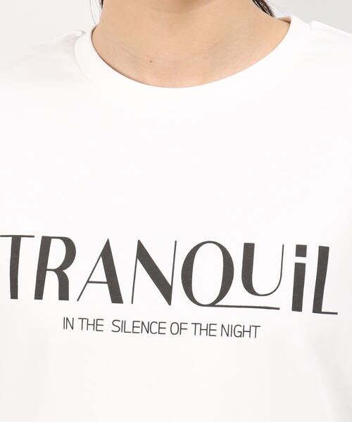 OPAQUE.CLIP(オペークドットクリップ)の「◆ロゴプリントTシャツ【洗濯機洗い可】(Tシャツ/カットソー・レディース・ブラック/オレンジ系/ホワイト・40/38/36)」の19枚目の写真
