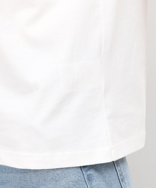 OPAQUE.CLIP(オペークドットクリップ)の「◆ロゴプリントTシャツ【洗濯機洗い可】(Tシャツ/カットソー・レディース・ブラック/オレンジ系/ホワイト・40/38/36)」の21枚目の写真