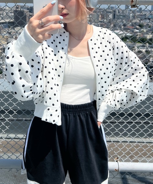ドットジャガードブルゾン｜BIGI online store - ビギ