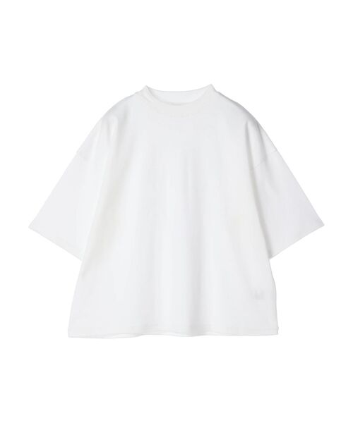 AMERICAN HOLIC(アメリカンホリック)の「モックネック5分袖カットプルオーバー(Tシャツ/カットソー・レディース・ブルー/オフホワイト/ブラック/グレー・M/L)」の21枚目の写真