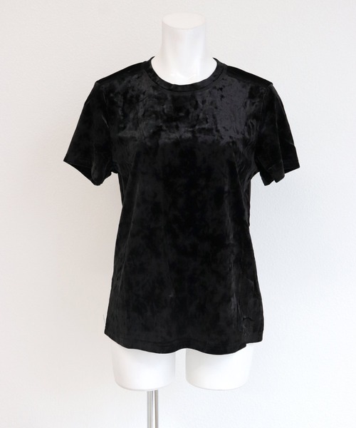 OSYAREVO(オシャレボ)の「ベロア Tシャツ(Tシャツ/カットソー・レディース・ホワイト/ブラック・LARGE/MEDIUM)」の18枚目の写真