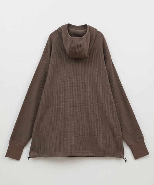 FUSE（フューズ）の「度詰めサーマルフーディー（パーカー・メンズ・ブラウン/グレー・02/03）」の12枚目の写真