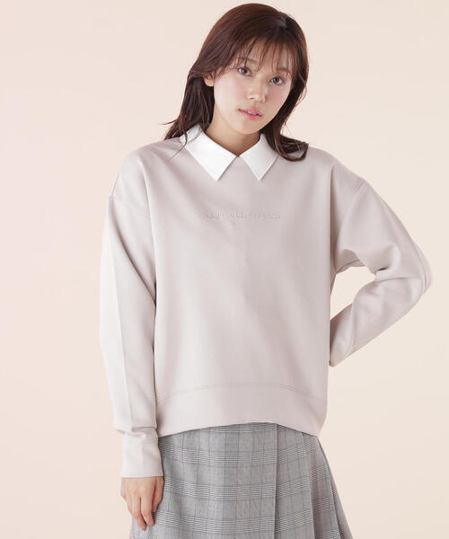 JILL by JILL STUART（ジルバイジルスチュアート）の「◇JILL by BASIC スタンダードスウェット（スウェット・レディース・ホワイト/ホワイト系その他/ブラック・FREE）」の10枚目の写真