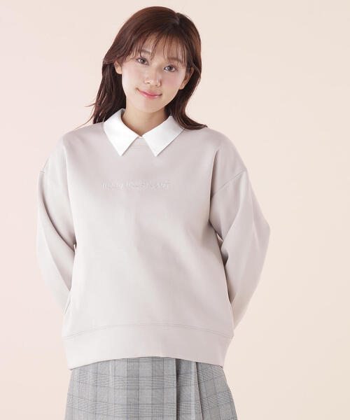 JILL by JILL STUART（ジルバイジルスチュアート）の「◇JILL by BASIC スタンダードスウェット（スウェット・レディース・ホワイト/ホワイト系その他/ブラック・FREE）」の11枚目の写真