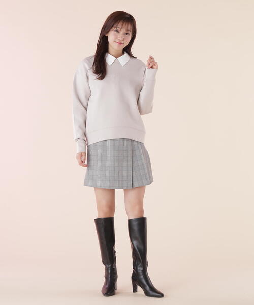 JILL by JILL STUART（ジルバイジルスチュアート）の「◇JILL by BASIC スタンダードスウェット（スウェット・レディース・ホワイト/ホワイト系その他/ブラック・FREE）」の14枚目の写真