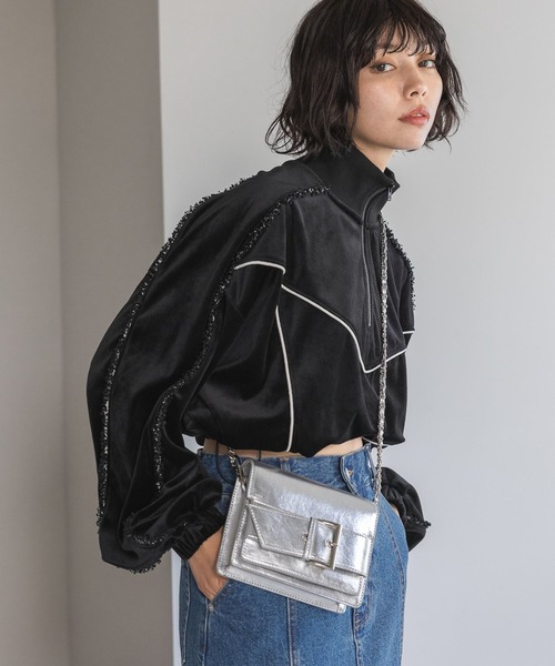 PAGEBOY(ページボーイ)の「2WAYミニショルダーBAG(ショルダーバッグ・レディース・シルバー/ブラック・FREE)」の11枚目の写真