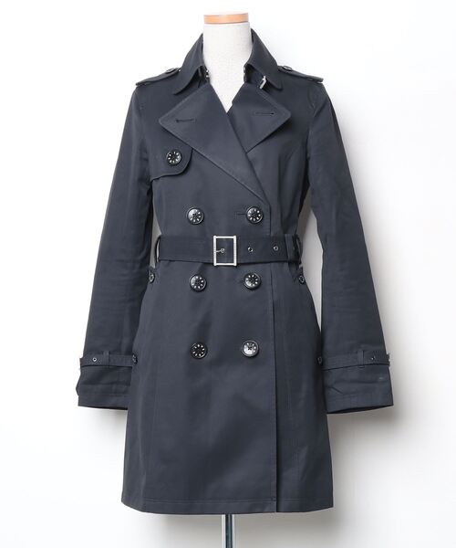 LOVELLESS ネイビー トレンチコート ラブレス LOVELESS デニムライク