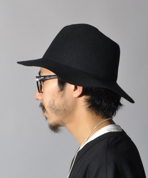 AMERICAN RAG CIE（アメリカンラグシー）の「AMERICAN RAG CIE ロングブリムフェルトハット（ハット・メンズ・ブラック/グレー/ベージュ・FREE）」の8枚目の写真