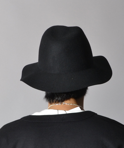 AMERICAN RAG CIE（アメリカンラグシー）の「AMERICAN RAG CIE ロングブリムフェルトハット（ハット・メンズ・ブラック/グレー/ベージュ・FREE）」の9枚目の写真