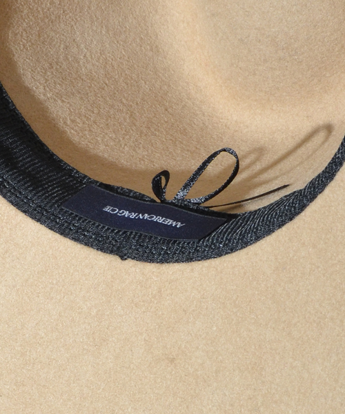 AMERICAN RAG CIE（アメリカンラグシー）の「AMERICAN RAG CIE ロングブリムフェルトハット（ハット・メンズ・ブラック/グレー/ベージュ・FREE）」の6枚目の写真