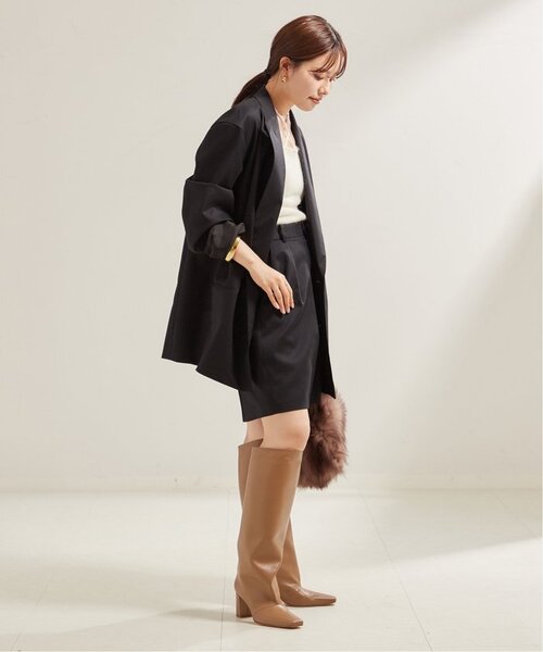 Plage 24AW SOFT WOOL ショートパンツ ブラック 38 plage（プラージュ）の「SOFT WOOL ショートパンツ（その他