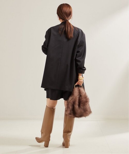Plage 24AW SOFT WOOL ショートパンツ ブラック 38 - メルカリ