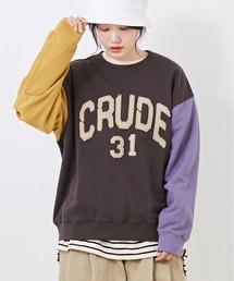 CUBE SUGAR（キューブシュガー）の「OE裏毛スウェットフェルトパッチトレーナー（スウェット）」