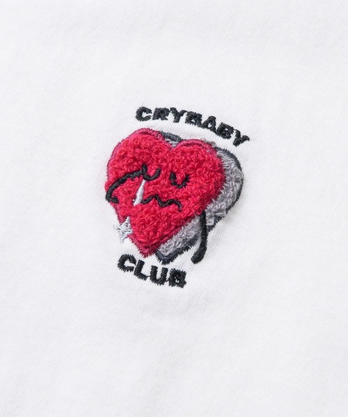 JOHN'S CLOSET(ジョンズクローゼット)の「【13】ワンポイントサガラ刺繍 ロングスリーブTシャツ ハート オバケ(Tシャツ/カットソー・メンズ・ホワイト系1/ホワイト系2/ブラック系2/ブラック系1/ホワイト系4/ブラック系3/ホワイト系3/ブラック系4・MEDIUM/LARGE)」の11枚目の写真