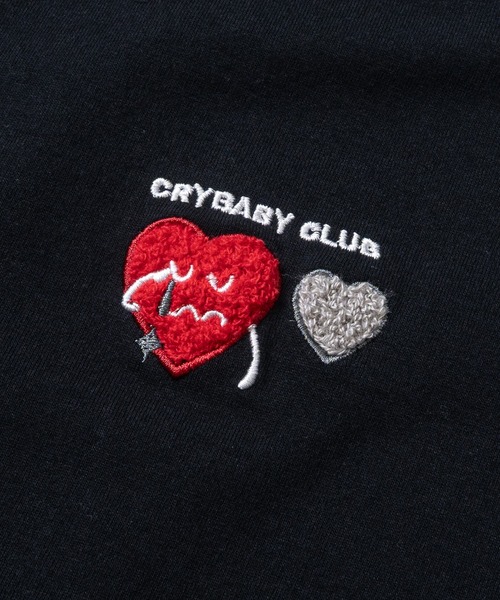 JOHN'S CLOSET(ジョンズクローゼット)の「【13】ワンポイントサガラ刺繍 ロングスリーブTシャツ ハート オバケ(Tシャツ/カットソー・メンズ・ホワイト系1/ホワイト系2/ブラック系2/ブラック系1/ホワイト系4/ブラック系3/ホワイト系3/ブラック系4・MEDIUM/LARGE)」の12枚目の写真