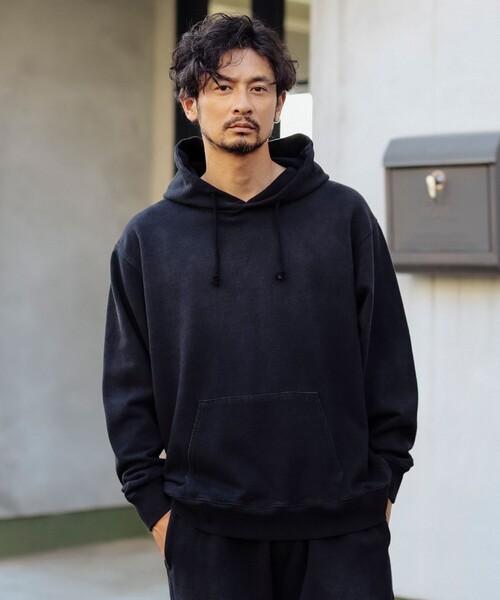 B:MING by BEAMS(ビーミングバイビームス)の「フェード フーデッド パーカ(セットアップ対応)(パーカー・メンズ・ブラック/ネイビー・SMALL/MEDIUM/LARGE/X-LARGE)」の6枚目の写真