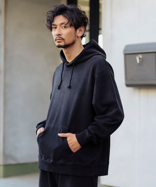B:MING by BEAMS(ビーミングバイビームス)の「フェード フーデッド パーカ(セットアップ対応)(パーカー・メンズ・ブラック/ネイビー・SMALL/MEDIUM/LARGE/X-LARGE)」の9枚目の写真