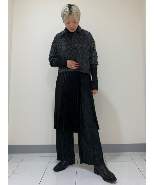 HIMIKO（ヒミコ）の「【HIMIKO】モカステッチブーツ/641421（ブーツ・レディース・ブラック/アイボリー・22.0cm/22.5cm/23.0cm/23.5cm/24.0cm/24.5cm/25.0cm/25.5cm）」の15枚目の写真