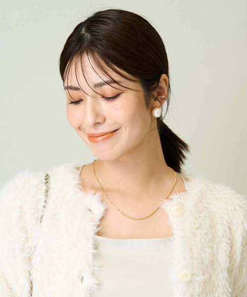 a.v.v（アーヴェヴェ）の「MIXチェーンネックレス（ネックレス・レディース・ゴールド/シルバー・38）」の4枚目の写真