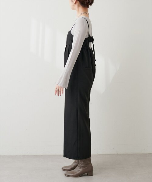 natural couture(ナチュラルクチュール)の「シンプルタックサロペット(その他パンツ・レディース・その他1/ブラウン/ブラック・FREE)」の20枚目の写真