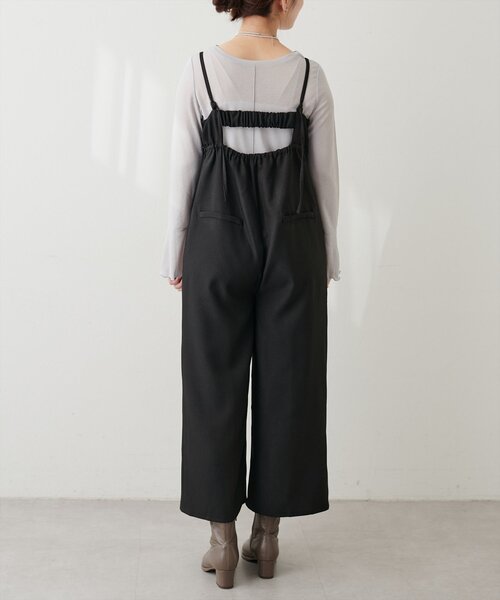 natural couture(ナチュラルクチュール)の「シンプルタックサロペット(その他パンツ・レディース・その他1/ブラウン/ブラック・FREE)」の21枚目の写真