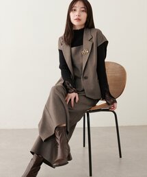 シンプルタックサロペット