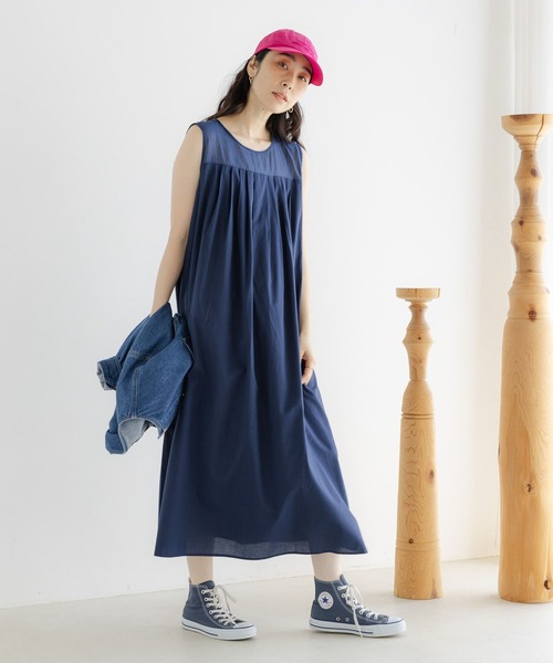 Ballerina series III ノースリーブワンピース Ballerina series III ノースリーブワンピース ドレープ