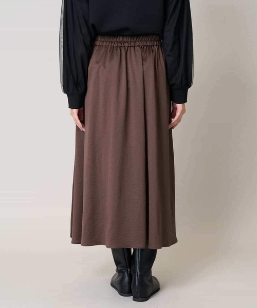 a.v.v(アーヴェヴェ)の「【洗濯機で洗える】落ち感サテンギャザースカート(スカート・レディース・ネイビー/ブラウン/チャコールグレー・34/36/40/38/42)」の21枚目の写真