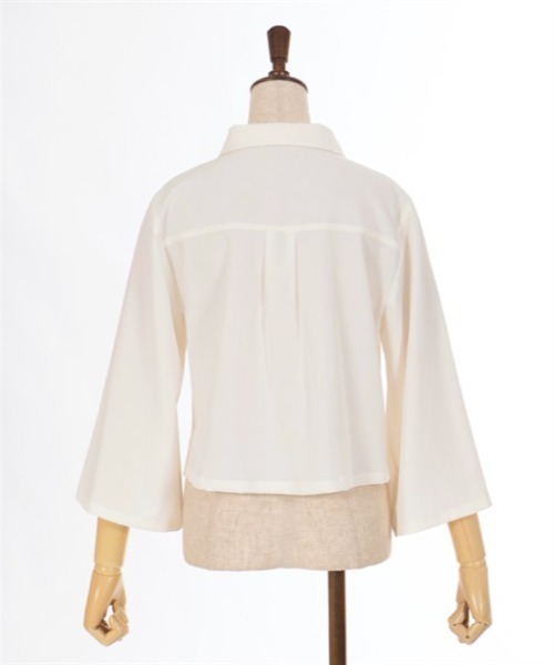 axes femme(アクシーズファム)の「ジャスミン刺繍チャイナブラウス(シャツ/ブラウス・レディース・ブルーグリーン/ネイビー/キナリ・FREE)」の8枚目の写真