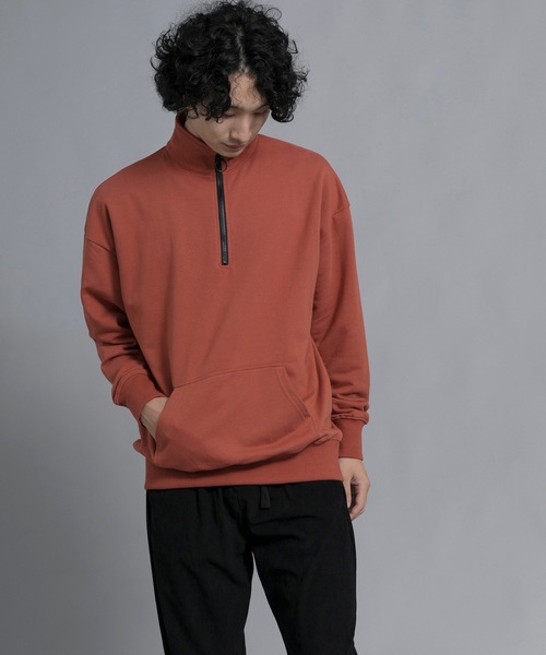 aimoha（アイモハ）の「aimoha men Urban Flex Half-Zip Pullover（スウェット・メンズ・ブラック/ダークグレー/バーガンディー・MEDIUM/LARGE/X-LARGE/XX-LARGE/XXX-LARGE）」の3枚目の写真