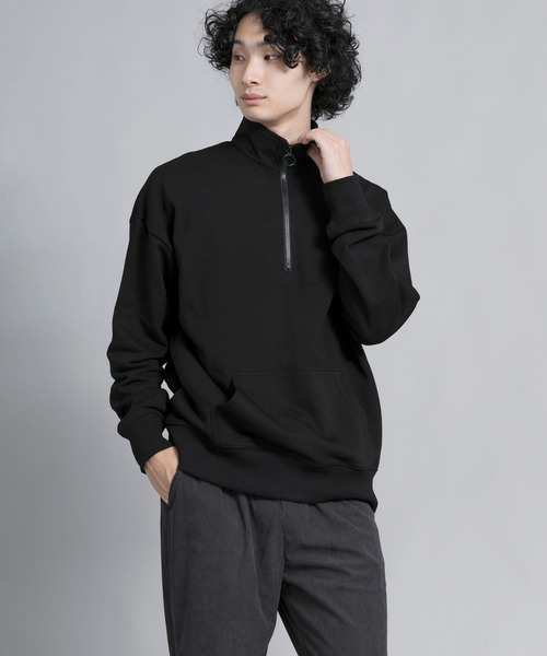 aimoha（アイモハ）の「aimoha men Urban Flex Half-Zip Pullover（スウェット・メンズ・ブラック/ダークグレー/バーガンディー・MEDIUM/LARGE/X-LARGE/XX-LARGE/XXX-LARGE）」の10枚目の写真